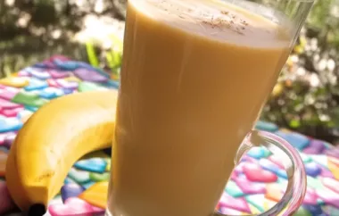 Delicious and Healthy Banana Yogurt Smoothie Recipe