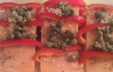 Delicious and Healthy Bell Pepper and Lemon Salmon Recipe
