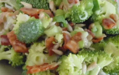 Delicious and Healthy Broccoli and Bacon Salad
