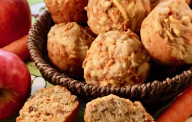 Delicious and healthy Carrot Apple Muffins