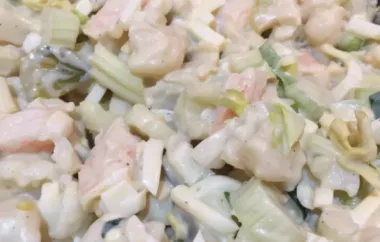 Delicious and Healthy Cauliflower Shrimp Salad Recipe