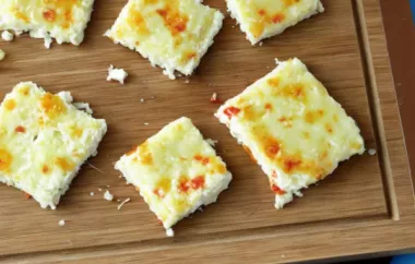 Delicious and Healthy Cauliflower Squares