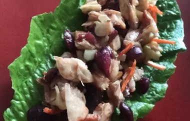Delicious and Healthy Cherry Chicken Lettuce Wraps