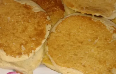 Delicious and Healthy Chickpea Pancakes with a Hint of Cinnamon