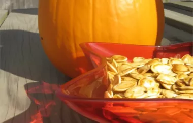 Delicious and Healthy Cinnamon Roasted Pumpkin Seeds Recipe