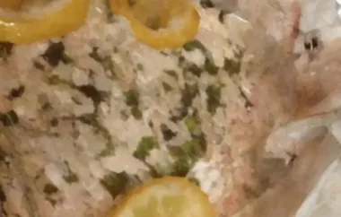 Delicious and Healthy Citrus Herbed Baked Salmon