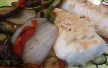 Delicious and healthy cod fillets infused with flavors of lemon, garlic, and chives