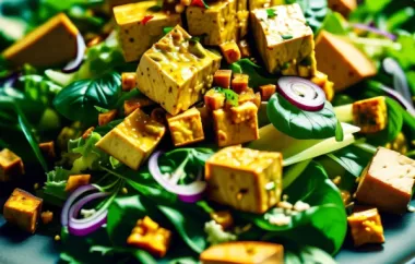 Delicious and Healthy Curried Tofu Salad Recipe