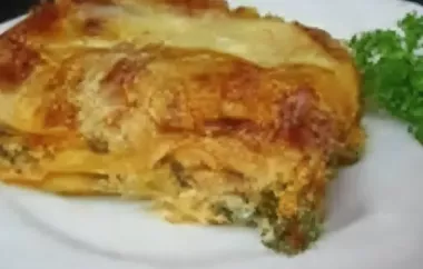 Delicious and Healthy Easy Vegetarian Spinach Lasagna Recipe