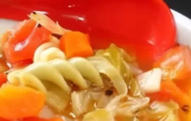 Delicious and Healthy Garlic Vegetable Soup Recipe