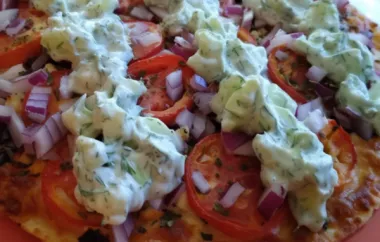 Delicious and Healthy Greek Veggie Pizza Recipe