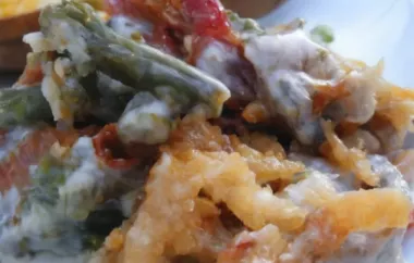 Delicious and Healthy Green Bean Casserole Remix