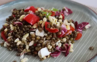 Delicious and Healthy Green Curry Lentil Salad Recipe
