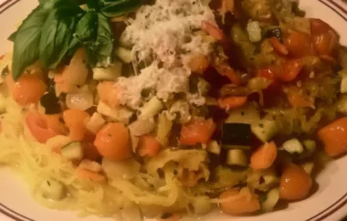 Delicious and Healthy Instant Pot Spaghetti Squash Primavera Recipe