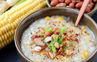 Delicious and Healthy Instant Pot Vegan Corn Congee
