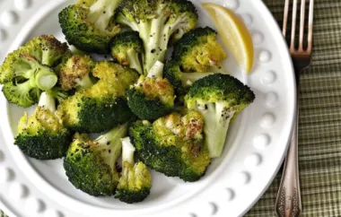 Delicious and Healthy Jacob's Roasted Broccoli Recipe
