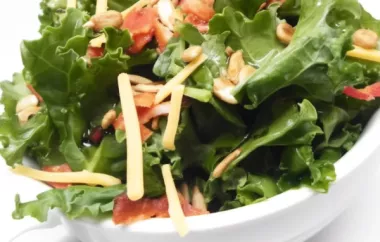 Delicious and Healthy Kale Salad with Tangy Balsamic Dressing