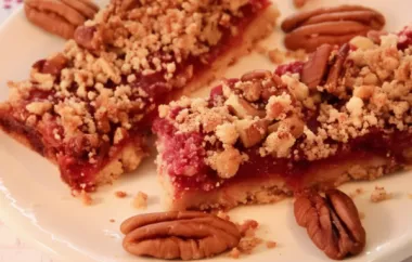 Delicious and Healthy Keto Cranberry Streusel Bars