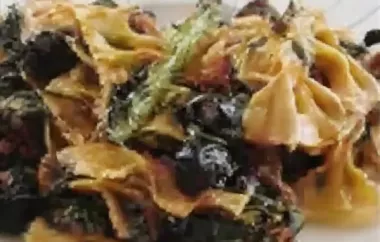 Delicious and Healthy Mediterranean Pasta with Greens