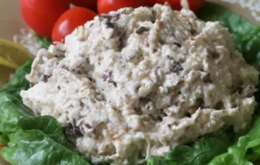 Delicious and Healthy Mediterranean Tuna Salad