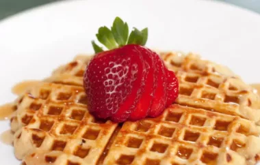 Delicious and Healthy Protein Waffles Recipe