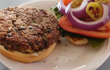 Delicious and Healthy Quinoa Black Bean Burgers Recipe