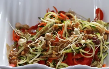 Delicious and Healthy Raw Pad Thai Recipe