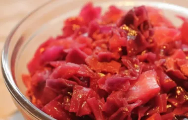 Delicious and Healthy Red Cabbage with Apples Recipe