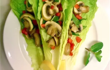 Delicious and Healthy Roasted Mushroom Salad Recipe