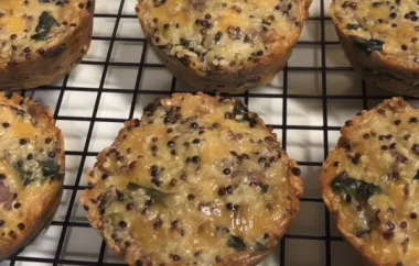 Delicious and Healthy Savory Quinoa Muffins Recipe