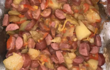 Delicious and Healthy Smoked Sausage Veggie Bake
