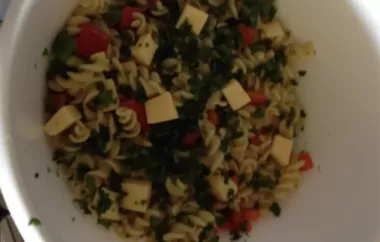 Delicious and healthy Smoky Pasta Primavera Salad