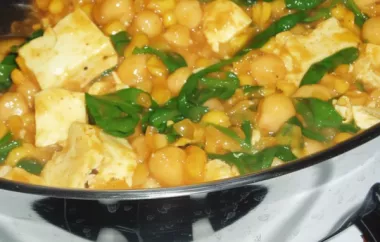 Delicious and Healthy Spinach Chickpea Curry