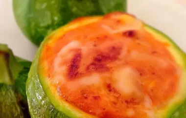 Delicious and Healthy Stuffed Zucchini Halves Recipe