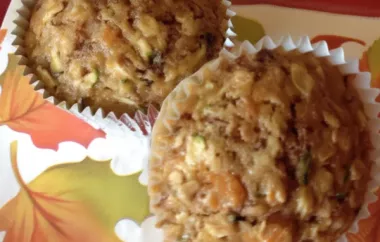 Delicious and Healthy Sweet Potato Zucchini Muffins