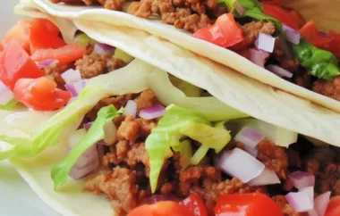 Delicious and Healthy Turkey Soft Tacos Recipe