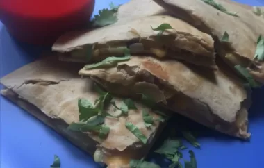 Delicious and Healthy Vegetarian Quesadillas Recipe