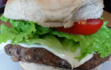 Delicious and Healthy Veggie Burgers
