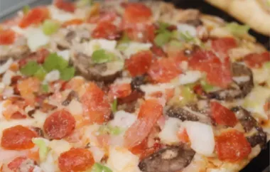 Delicious and Healthy Veggie Pita Pizza