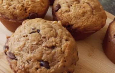 Delicious and Healthy Zucchini Chocolate Chip Muffins Recipe