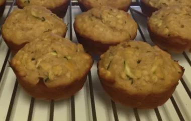 Delicious and Healthy Zucchini Muffins Recipe