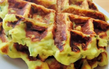 Delicious and Healthy Zucchini Waffles