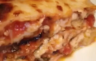 Delicious and hearty American Eggplant Lasagna recipe