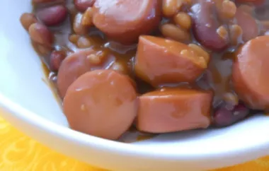 Delicious and Hearty Blame the Dog Bean Casserole with Kielbasa and Beans