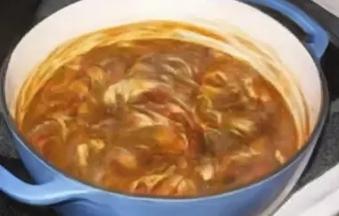 Delicious and Hearty Chicken Tortilla Soup Recipe