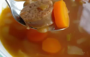 Delicious and Hearty Kris Lentil Sausage Soup Recipe