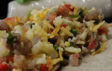 Delicious and Hearty Southwest Breakfast Burritos