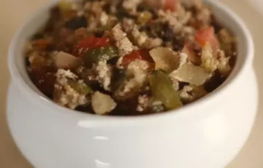 Delicious and hearty turkey and chorizo chili with white beans