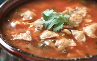 Delicious and Hearty Turkey Tortilla Soup
