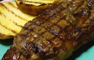 Delicious and Juicy Bourbon Street Rib Eye Steak Recipe